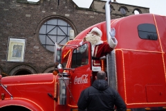 Kerstman Coca-cola Kersttruck tour