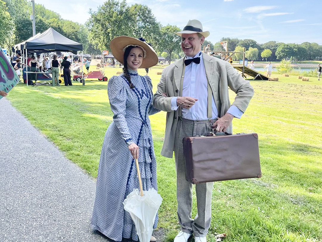 Phileas Fogg en Prinses Aqualexia bij corporate event